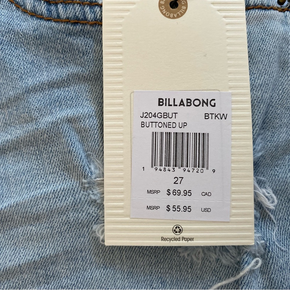 Billabong shorts, 27 NWT - Picture 5 of 5